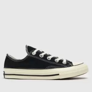 image of Converse Black & White Lo Chuck 70 Junior Trainers