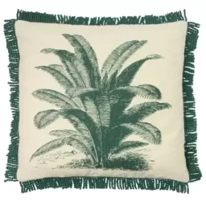 Image of Ecuador Cushion Natural/Emerald