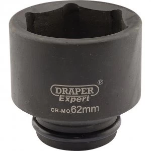 Image of Draper Expert 3/4" Drive Hexagon Impact Socket Metric 3/4" 62mm