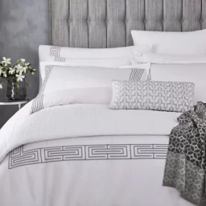 Image of Peacock Blue Hotel Tropea Single Duvet Cover, Gunmetal