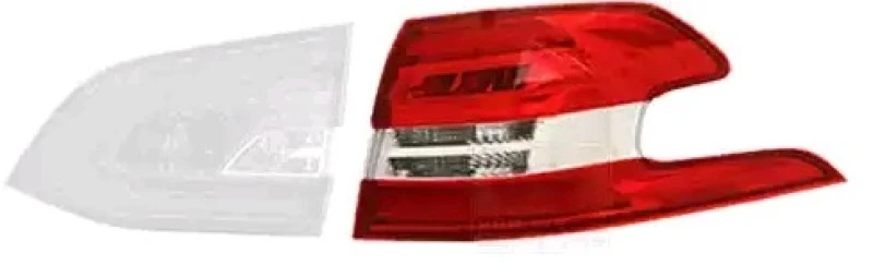Image of VAN WEZEL 4081926 Rear light Outer section, with bulb holder, Right Combination Rearlight (391)
