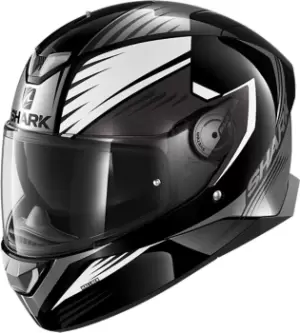 Image of Shark Skwal 2 Hallder Helmet, black-white, Size L, black-white, Size L