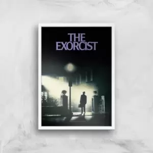 image of The Exorcist Giclee Art Print - A2 - White Frame