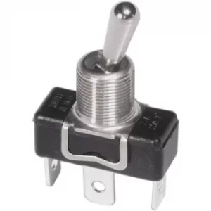 image of APEM 1016A Toggle switch 250 V AC 3 A 1 x On/On latch