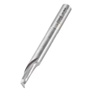 Image of Trend Aluminium UPVC Single Flute Narrow Neck Helical Cutter 8mm 14mm 8mm