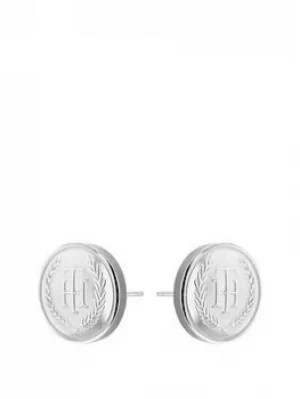 image of Tommy Hilfiger Logo Earrings