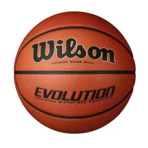 image of Wilson Evolution Game Ball, Brown, Unisex, Balls & Gear, WTB0516XBEMEA