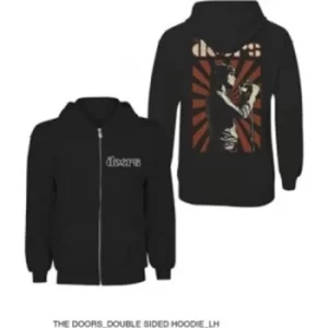 Image of The Doors Lizard King Zip Hoodie Black: Medium