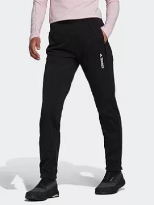 Image of adidas Terrex Xperior Cross-country Ski Soft Shell Joggers, Black, Size 14, Women