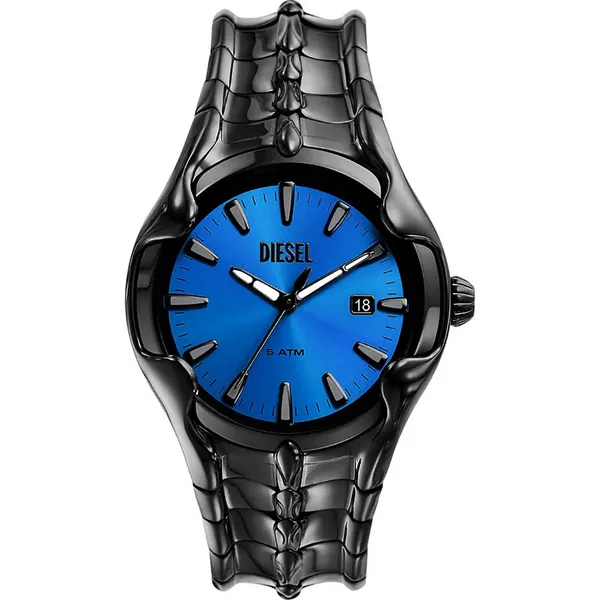 Diesel DZ2198 Mens Vert (44mm) Blue Dial / Black Stainless Watch