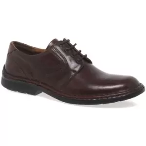 Image of Josef Seibel Walt Leather Mens Lace Up Smart Shoes mens Casual Shoes in Brown,7,8,9,9.5,10,11