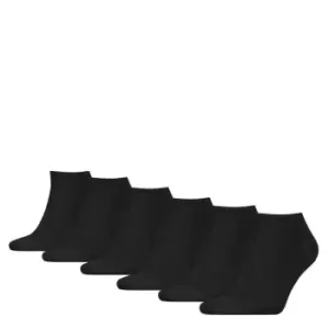 Image of Tommy Bodywear Sneaker 6 Pack Socks Mens - Black