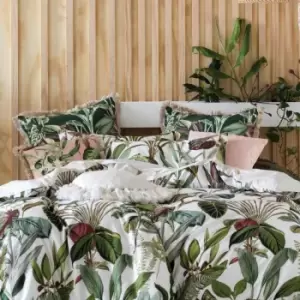 Image of Linen House Wonderplant Pillowcase Pair Cotton Multi