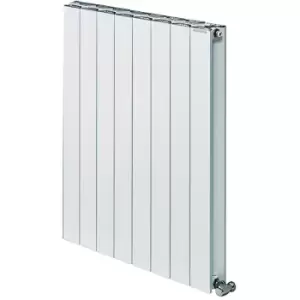 image of Hanworth Plus Horizontal Designer Aluminium Radiator 600mm h x 640mm w - 8 Sections - Heatwave