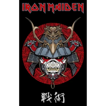 Image of Iron Maiden - Senjutsu Samurai Eddie Textile Poster