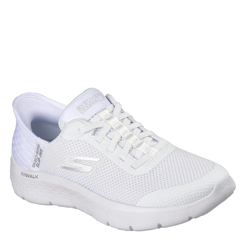 Image of Skechers Slip-Ins: Go Walk Flex - Grand Entry White female 4 (37)