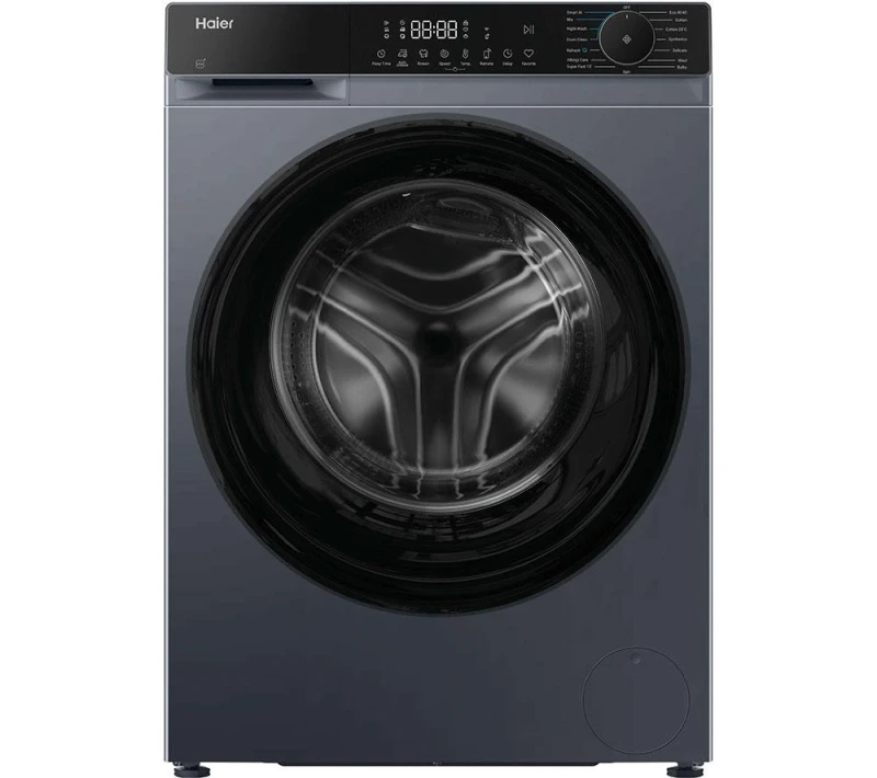 Image of Haier X Series 5 HW100BP14357GUUK 10KG WiFi Connected Washing Machine with 1400 rpm - Graphite - A Rated