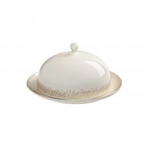 Denby Monsoon Lucille Gold Butter Dish