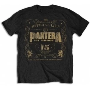 image of Pantera 101 Proof Mens T Shirt: Large