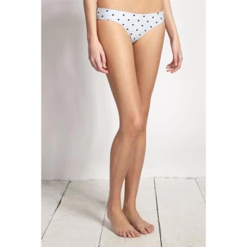 Jack Wills Milholme Bikini Bottoms - Blue Spot