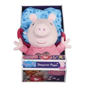 Image of Peppa Pig Sleepover Peppa Plush Set