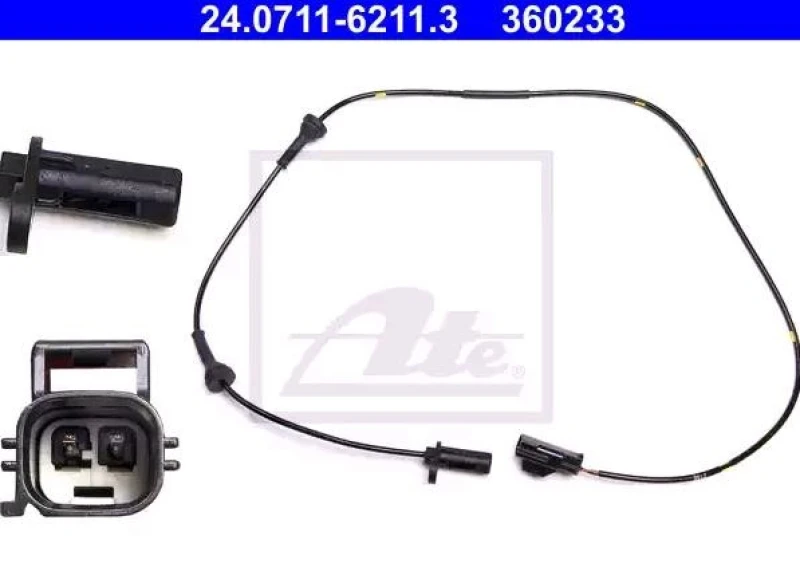 Image of ATE 24.0711-6211.3 ABS Sensor Sensor,wheel speed (412)