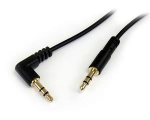 Image of StarTech 1ft Slim 3.5mm Right Angle