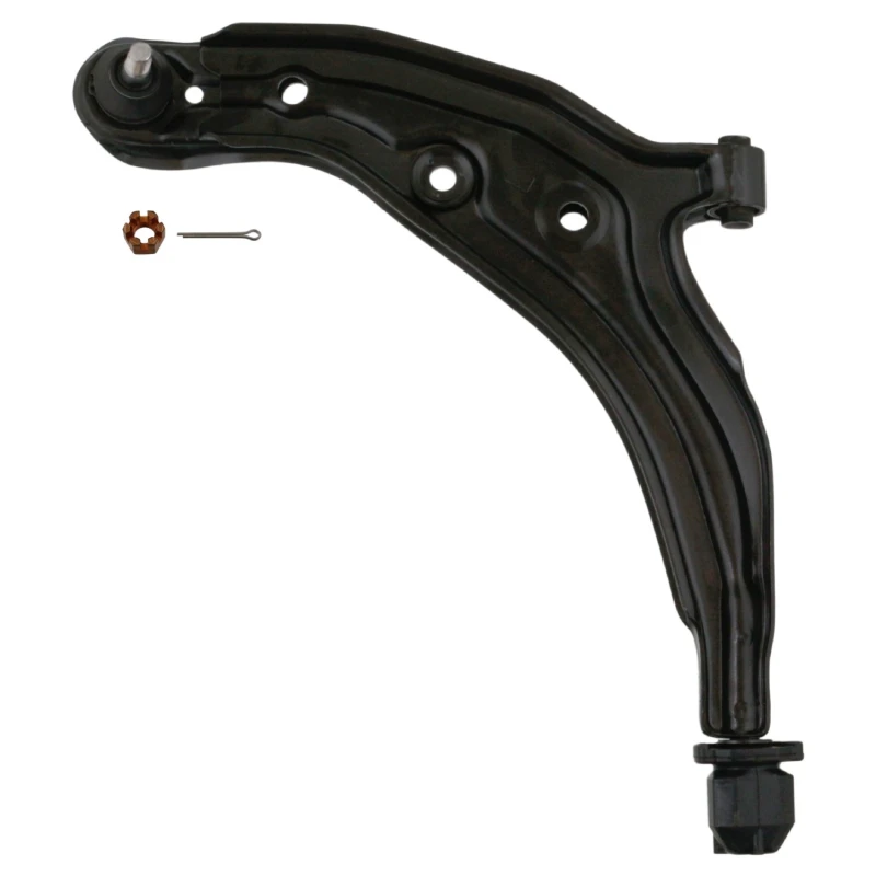 Image of FEBI BILSTEIN 42672 Suspension arm Control Arm, Sheet Steel, Lower, with rubber mounts Sheet Steel Track Control Arm (273)