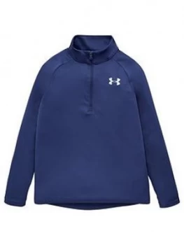 Image of Urban Armor Gear Boys Tech 2.0 1/2 Zip, Blue, Size 11-12 Years