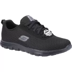 Image of Skechers Work Ladies Genter Bronaugh Shoe Black Size 6