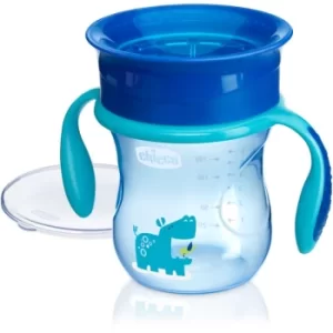 image of Chicco Perfect 360 training cup with handles 12m+ Blue 200ml