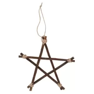 image of Small Willow Branch Pentagram