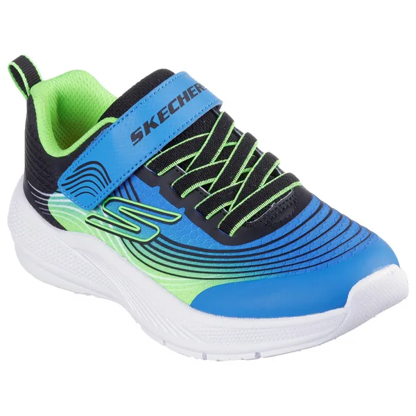 Image of Skechers Lightweight Gore & Strap Sneaker Low-Top Trainers Boys Classic Trainers C10 (27.5) Blue 02235618100