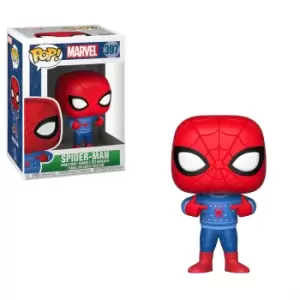 image of Marvel Holiday - Spider-Man with Ugly Sweater Pop! Vinyl Figure