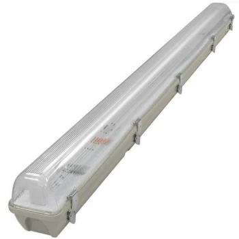 image of 4ft Single IP65 Fitting Manto (LED T8 Ready) Non-Corrosive Battens Fittings Tri-proof Outdoor External Non Corrosive Light - Phoebe Led