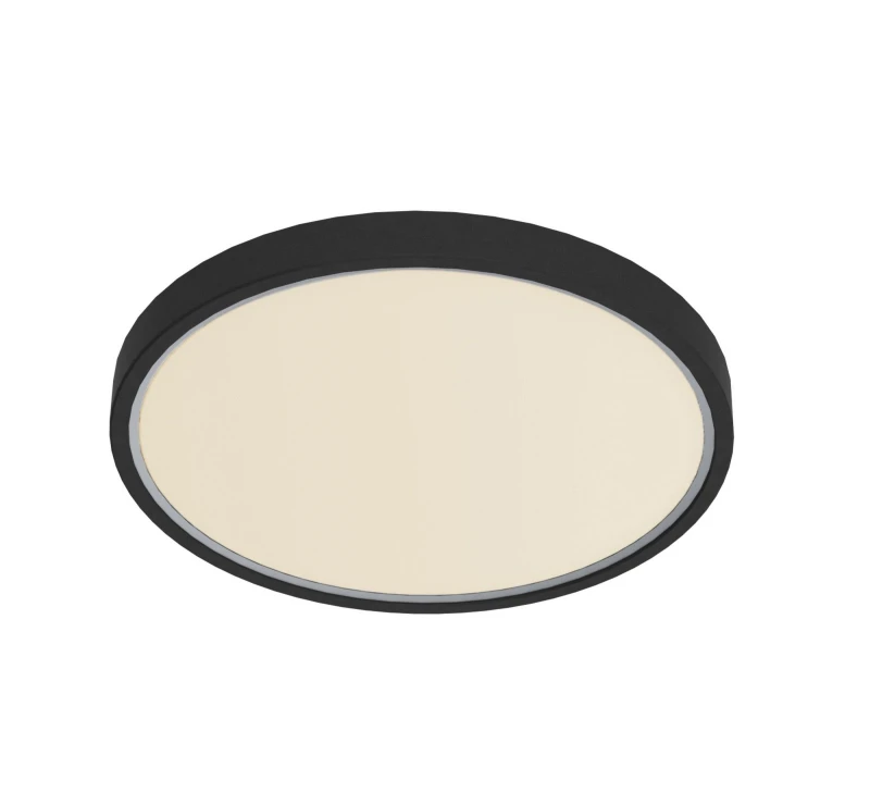 Image of Nordlux Noxy Indoor Ceiling Light Black Plastic Intergrated LED 3-Level Dimming - Mains Powered, IP44 Black Unisex