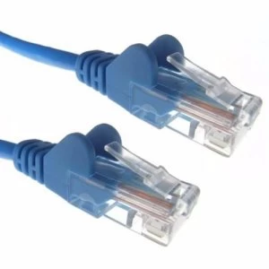 Image of Zexum Blue RJ45 Cat5e High Quality 24AWG Stranded Snagless UTP Ethernet Network LAN Patch Cable - 0.3 Meter