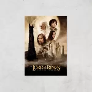 image of Lord Of The Rings: The Two Towers Giclee Art Print - A4 - Print Only