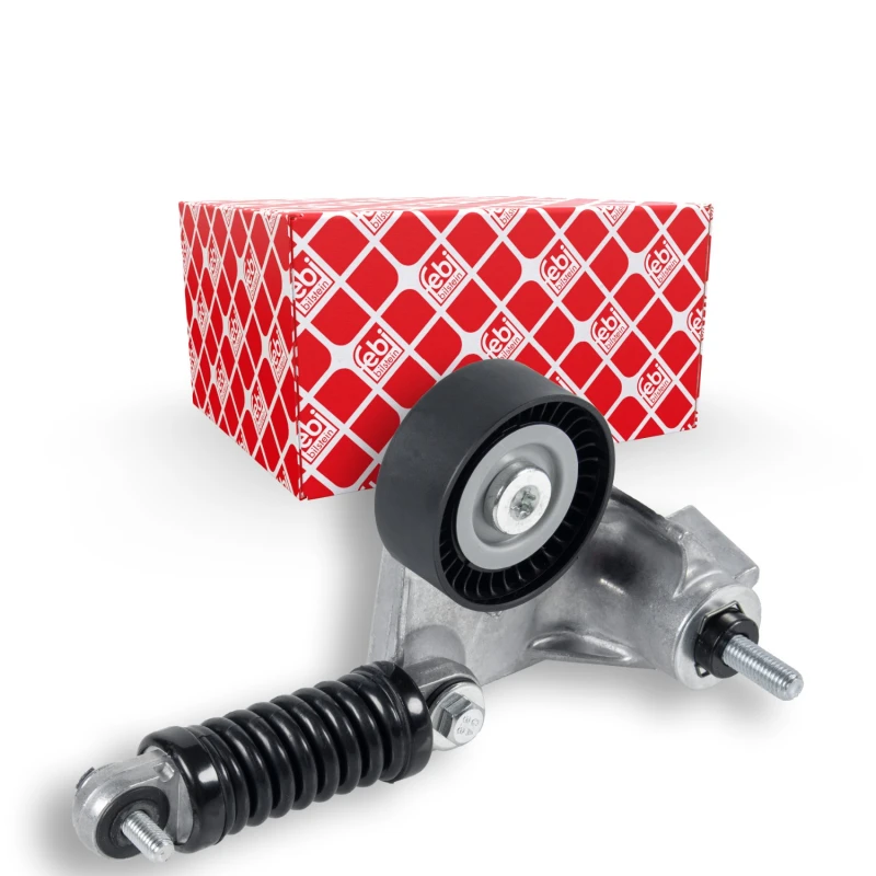 Image of FEBI BILSTEIN 24429 Tensioner with screw Belt Tensioner,v-ribbed belt (541)