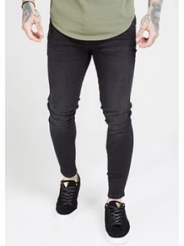 image of SikSilk Skinny Jeans - Mid Wash