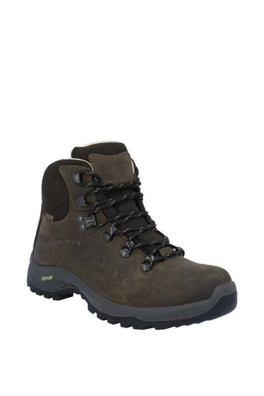 Image of Hi Tec Womens Ravine Pro Leather Walking Boots UK Size 3.5 (EU 36) BROWN HIT098-BROWN-3.5