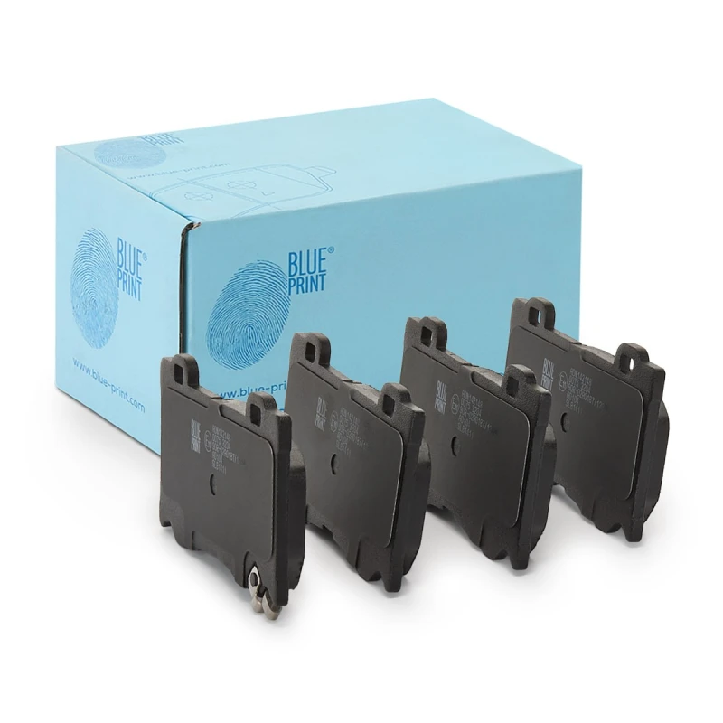 Image of Blue PRINT ADN142148 Brake pad set Front Axle, with acoustic wear warning Brake Pad Set,disc brake (402)