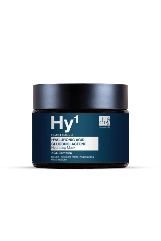 Image of Dr. Botanicals Hyaluronic Acid % & Gluconolactone Anti Ageing Mask 60ml White unisex