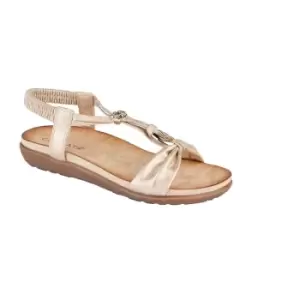 image of Cipriata Womens/Ladies Zana Sandals (3 UK) (Rose Gold)