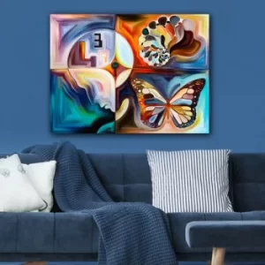 Image of 1327589420_70100 Multicolor Decorative Canvas Painting