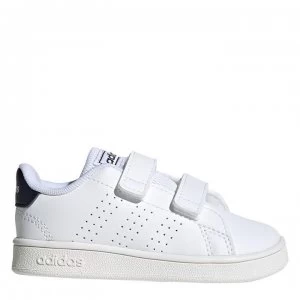 image of adidas Advantage I Infant Trainers - White/Navy