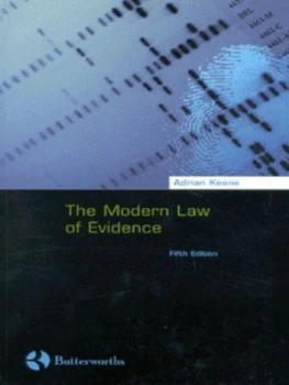 Image of The Modern Law of Evidence by Adrian Keane Book