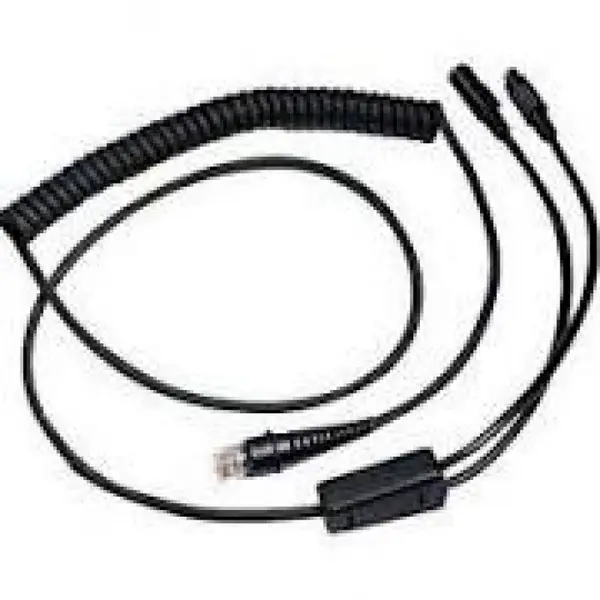 image of Honeywell Cable: Kbw Black Ps2 3m (9.8?) Coiled 5 V External Power With Opti