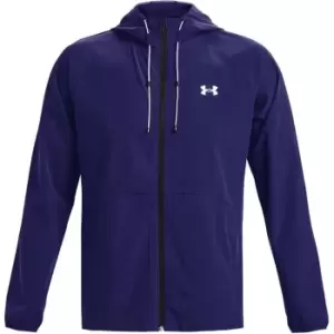 Image of Under Armour Stretch Woven Windbreaker - Blue