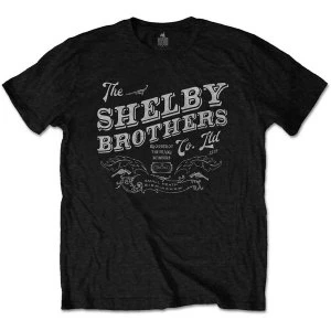 Image of Peaky Blinders - The Shelby Brothers Mens XX-Large T-Shirt - Black